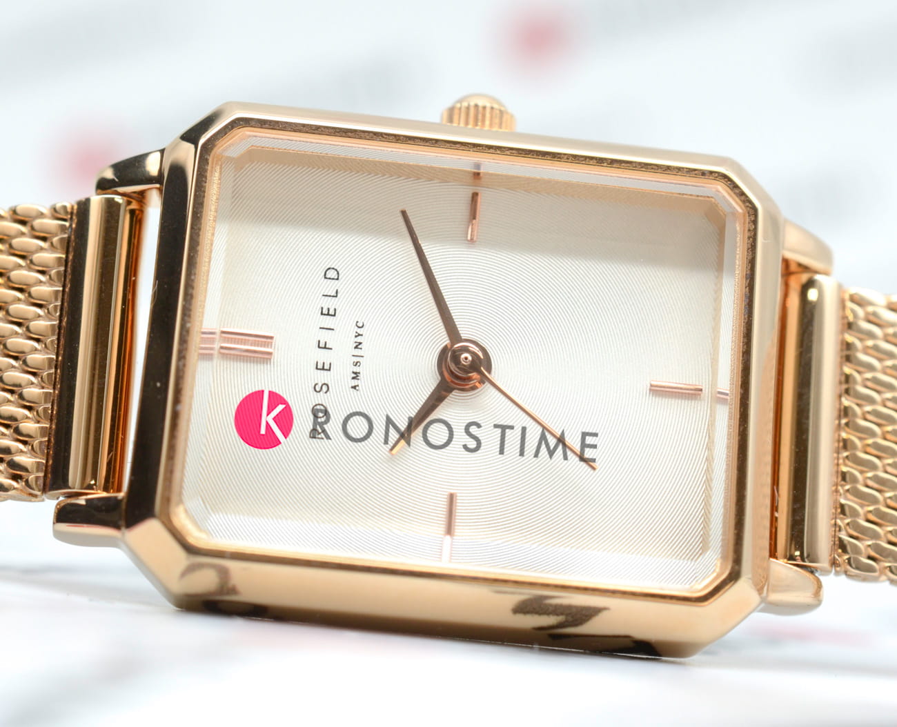 Оригинальные часы Rosefield Rosefield The Octagon OWRMR-O59 кварцевые калибр механизма  общий вид