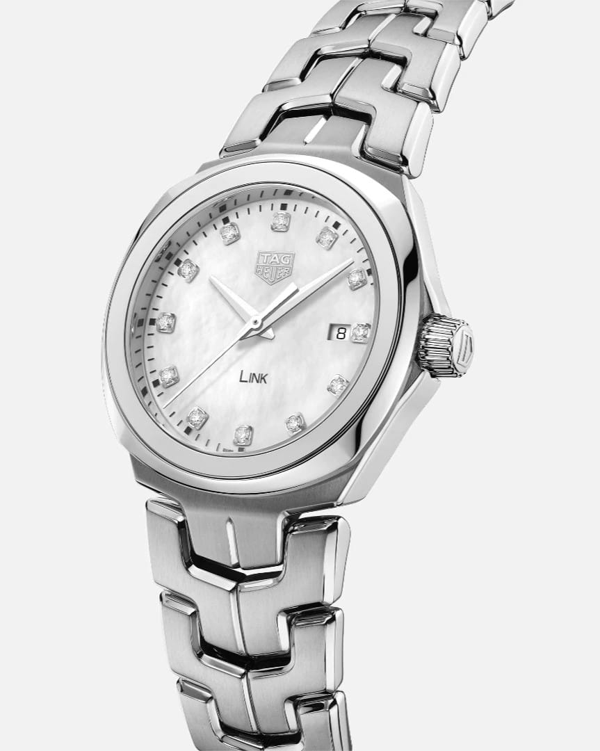 TAG Heuer TAG Heuer Link WBC1312.BA0600 женские часы белый циферблат на запястье