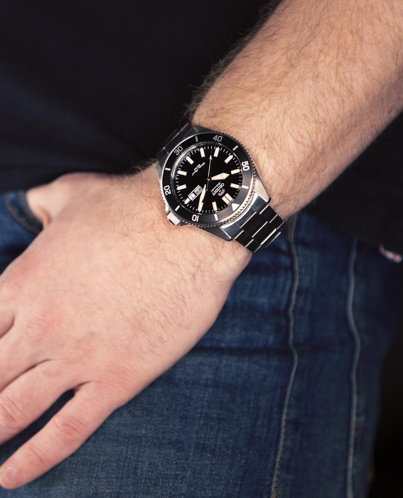 Orient Orient Diving Sport Automatic RA-AA0008B (RN-AA0008B)  - задняя крышка сталь металл корпуса, япония часы