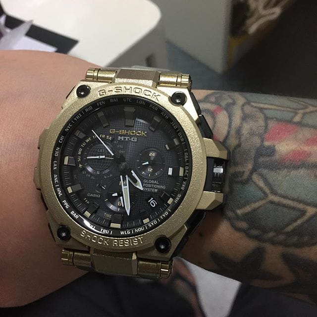 Оригинальные часы Casio Casio G-Shock Premium MTG-G1000RG-1A электронные калибр механизма  общий вид