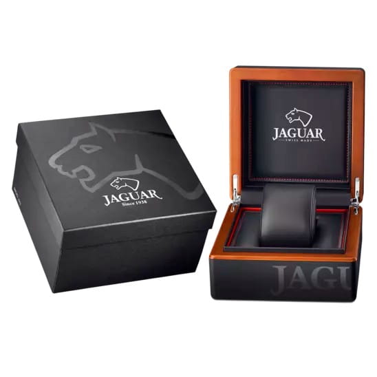 Jaguar Jaguar Ceramic GMT J1011/3,  швейцария мужские часы на браслете нержавеющая сталь боковой вид