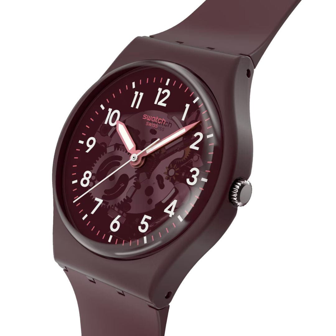 Swatch Swatch Gent Biosourced Lacquered SO28R115, gent швейцария женские часы на браслете биоматериал боковой вид