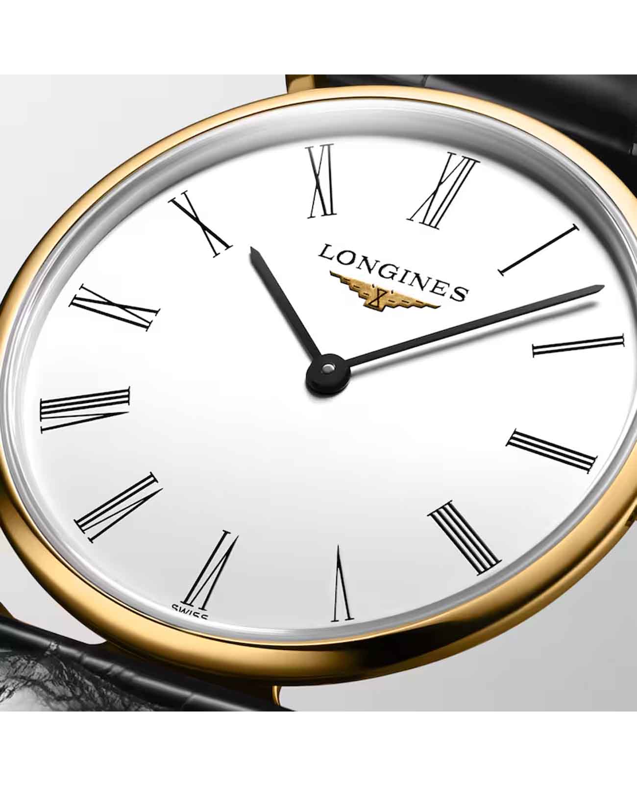 Longines Longines La Grande Classique L4.512.2.11.2 кварцевые женские часы часы крупный план белый циферблата