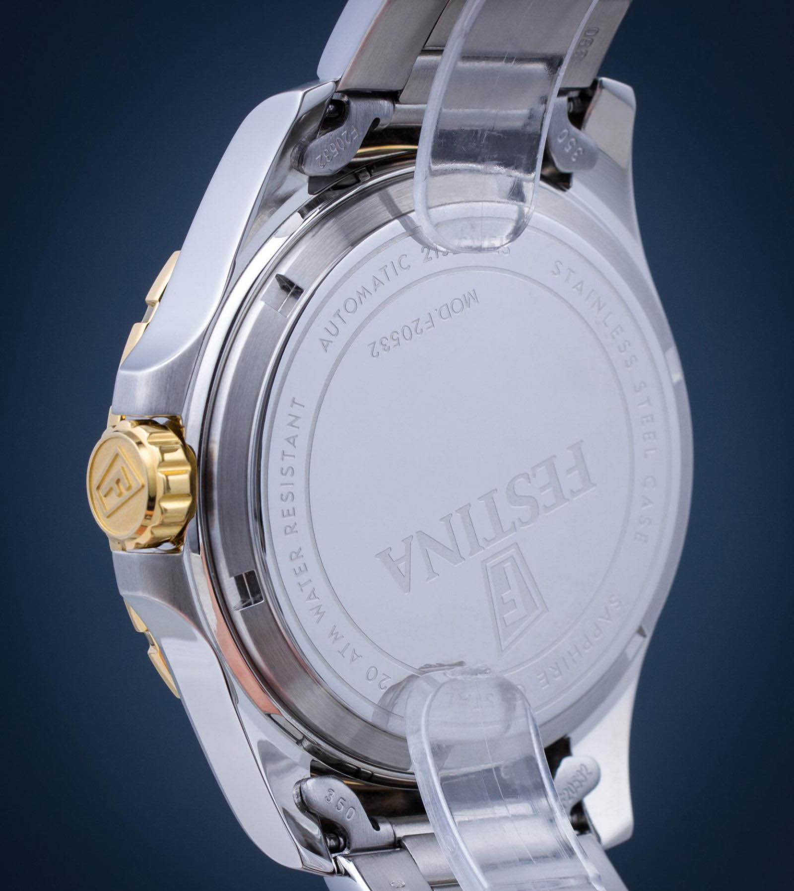 Festina F20532/1 мужские часы застежка крупным планом