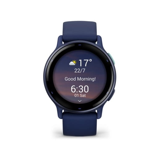 Garmin Garmin Vivoactive 5 010-02862-12 электронные мужские часы часы крупный план  циферблата