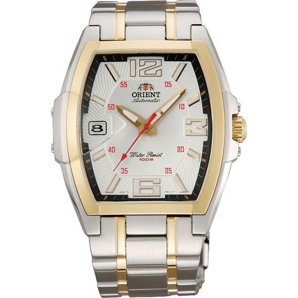 Orient Orient ERAL003W (FERAL003W)  FERAL003W механические мужские часы белый циферблат, браслет  — вид спереди