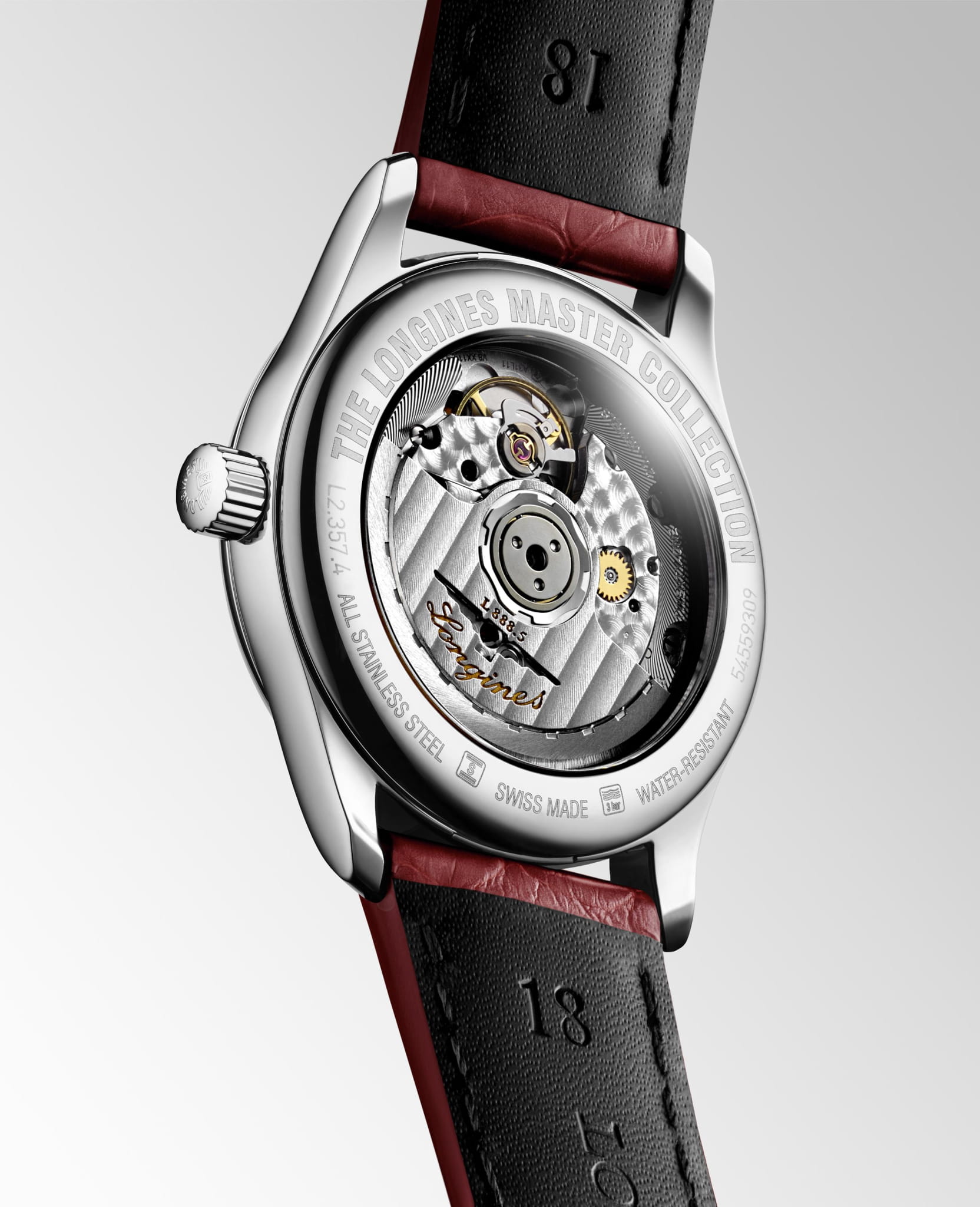 Longines Longines Master Collection L2.357.4.70.2 , наручные женские часы фото под углом