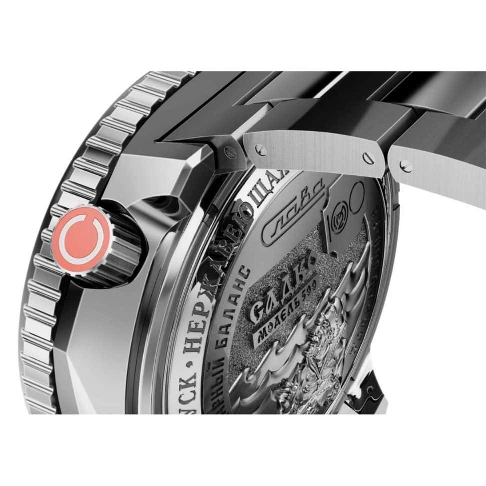 Слава Слава Садко 5000170/100-2427 мужские часы красный циферблат на запястье