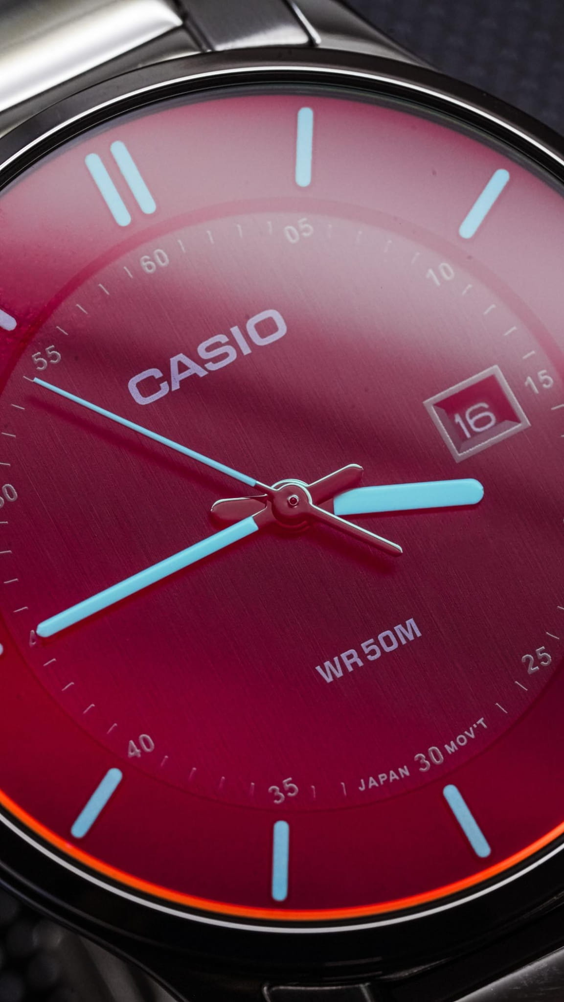 Casio Casio Collection MTP-E605D-1EVDF (MTP-E605D-1E), collection япония мужские часы на браслете нержавеющая сталь боковой вид