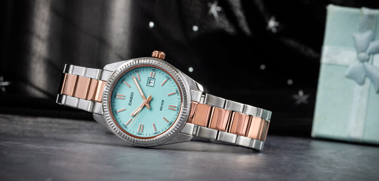 Casio Casio Collection LTP-1302PRG-2AVEF, ltp япония женские часы на браслете нержавеющая сталь с ip-покрытием боковой вид