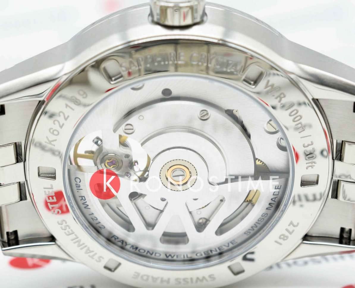 Raymond Weil Raymond Weil Freelancer 2781-ST-50051 механические мужские часы часы крупный план синий циферблата