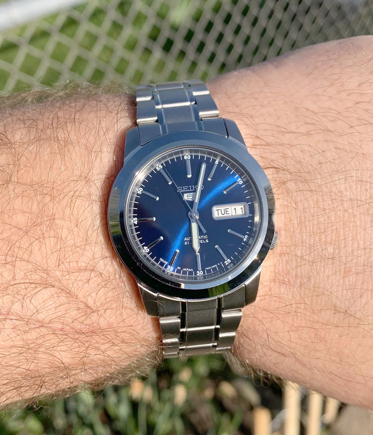 Seiko Seiko 5 Regular SNKE51J1 япония наручные мужские часы заводная головка с логотипом Seiko