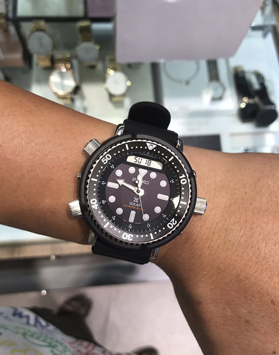 Оригинальные часы Seiko Seiko Prospex SNJ025P1 кварцевые калибр механизма h851 общий вид