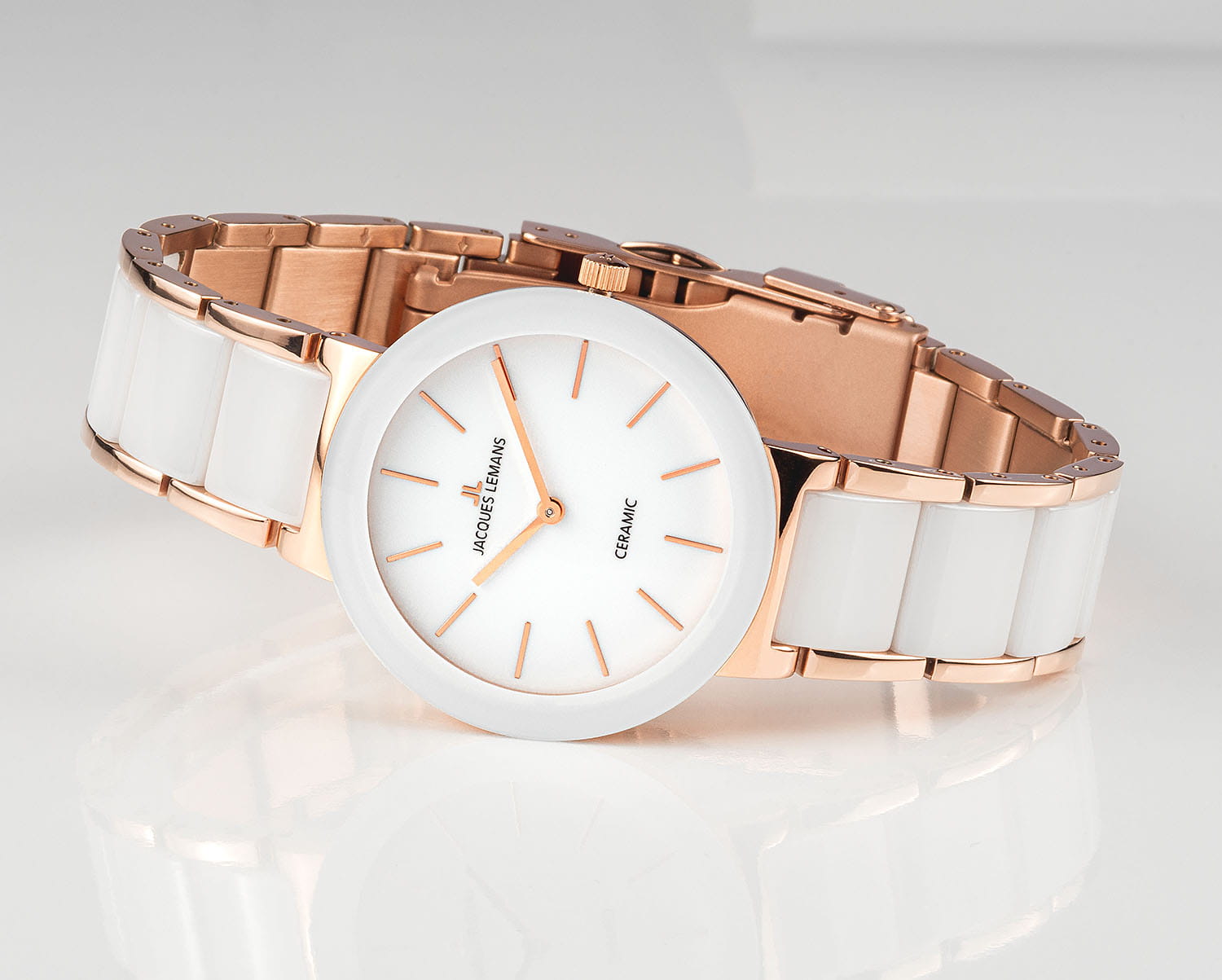 Jacques Lemans Jacques Lemans High Tech Ceramic 42-7D, high tech ceramic австрия женские часы на браслете керамика боковой вид