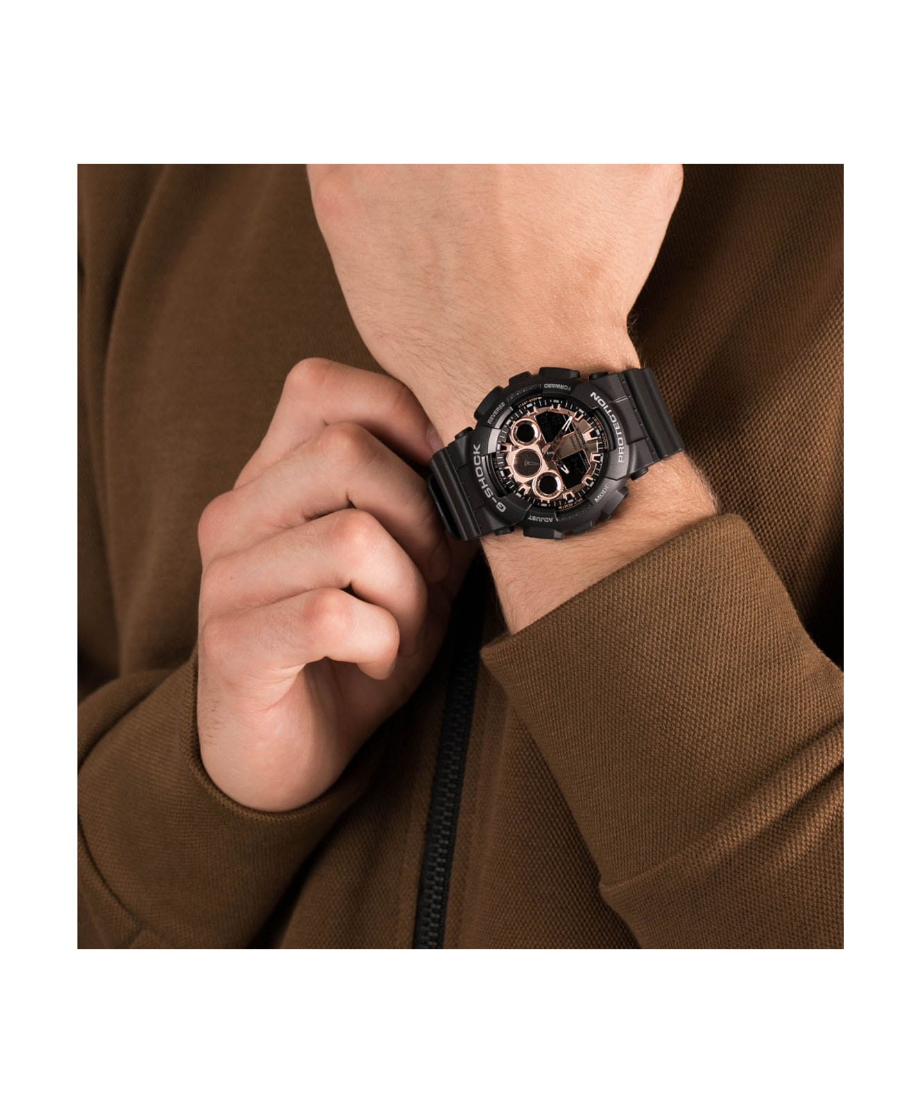 Casio Casio G-Shock GA-100MMC-1A GA-100, наручные мужские часы фото под углом