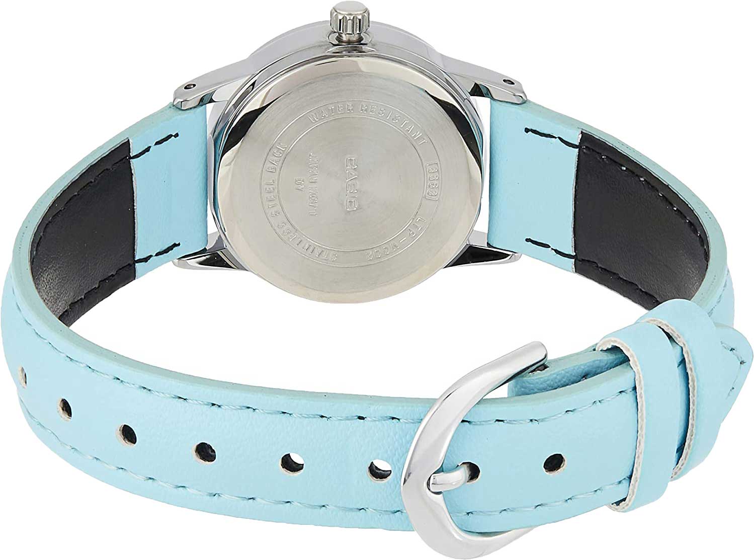 Casio Casio Collection LTP-V002L-2B3, ltp япония женские часы на браслете кожаный боковой вид