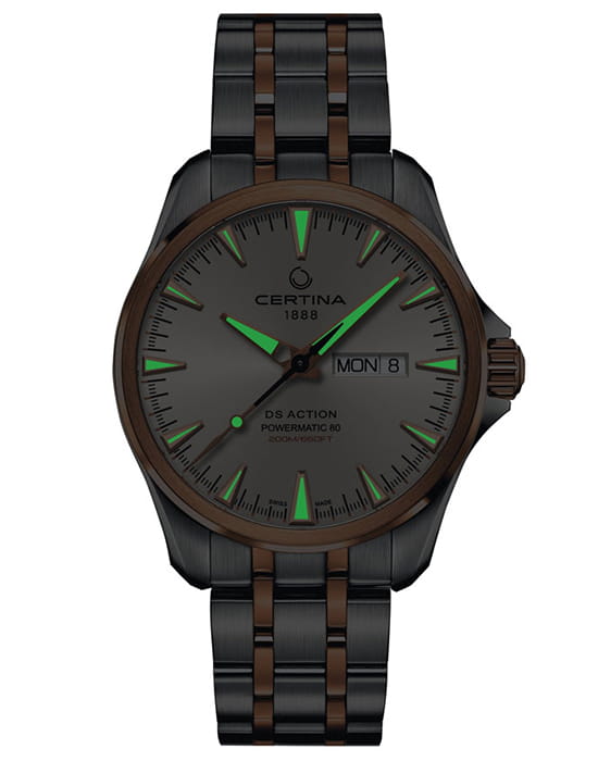 Certina Certina DS Action Day-Date Powermatic 80 C032.430.22.031.00 DS Action, наручные мужские часы фото под углом