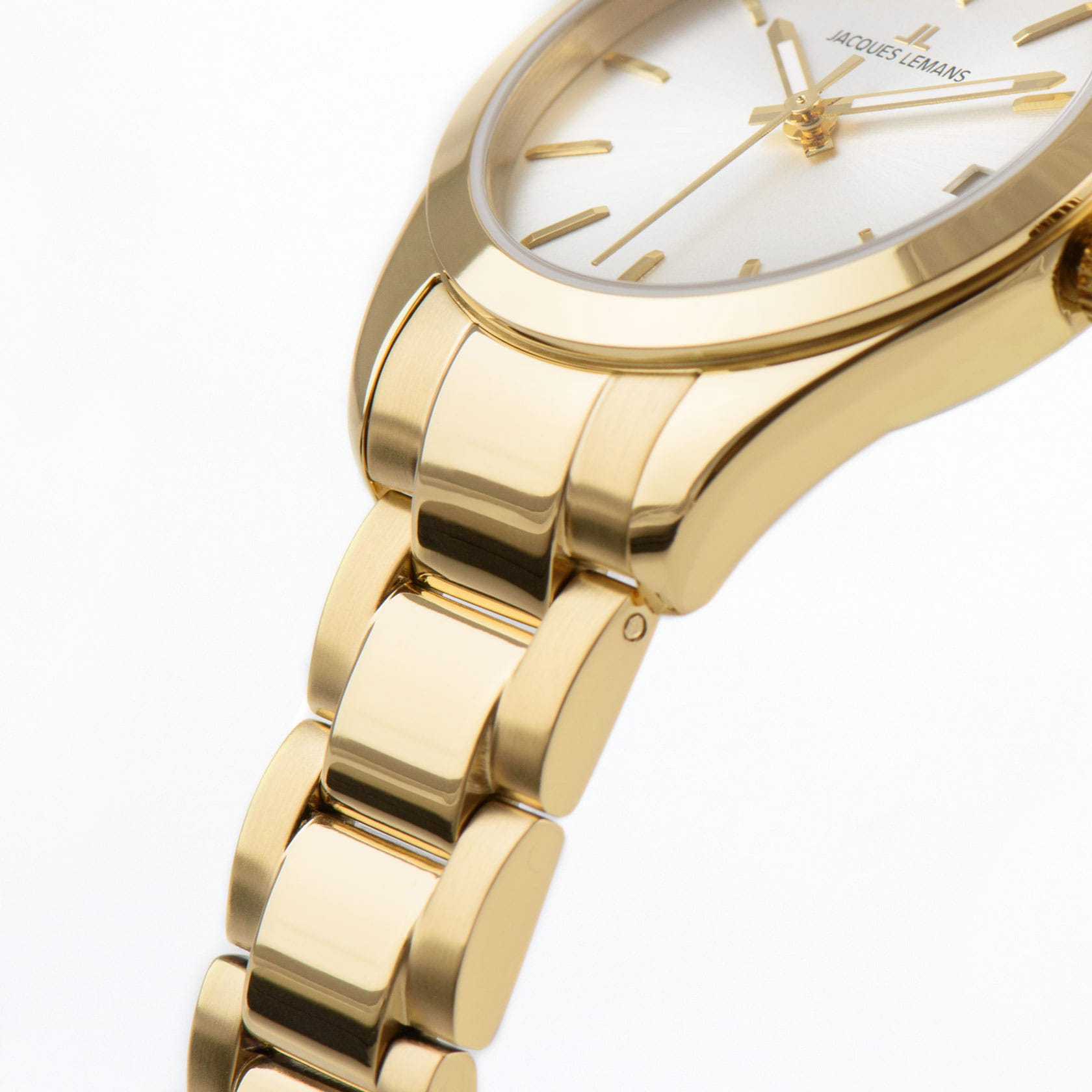 Jacques Lemans Jacques Lemans Classic 1-2132C,  австрия женские часы на браслете нержавеющая сталь с pvd-покрытием боковой вид