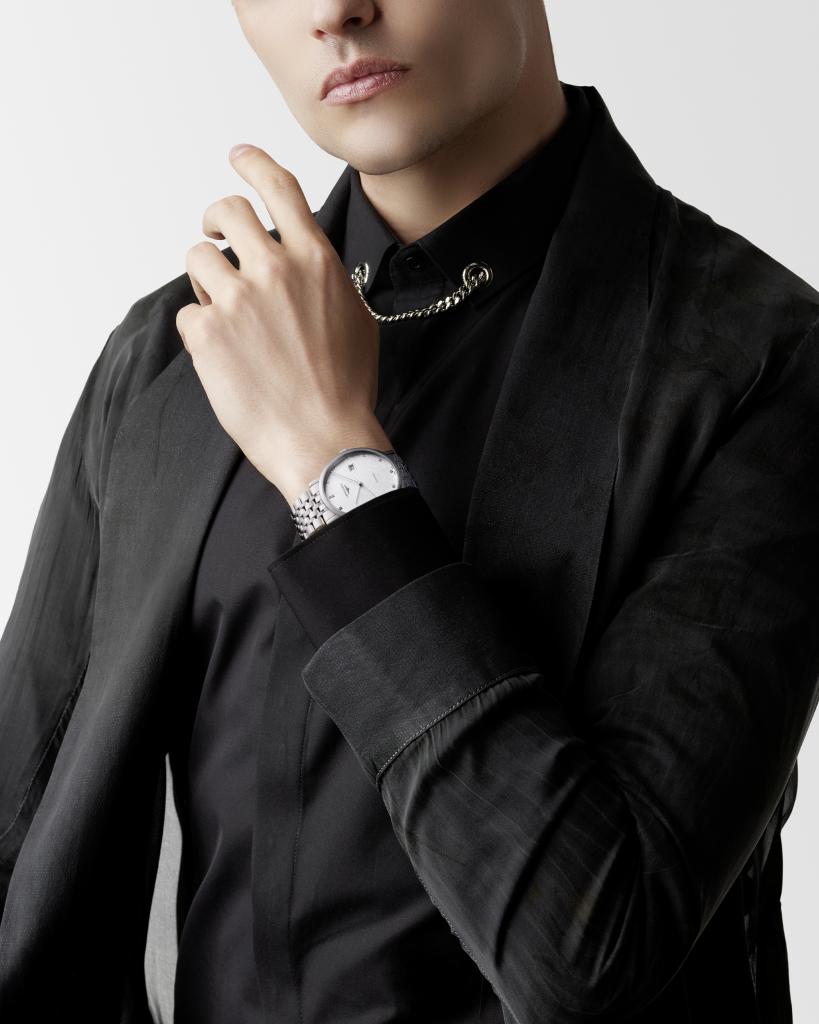 Longines Longines Elegant Collection L4.911.4.77.6 мужские часы серебристый циферблат на запястье