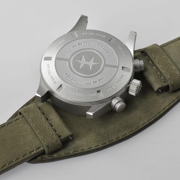 Оригинальные часы Hamilton Hamilton Khaki Field Automatic Chronograph H71706830 в фирменной упаковке от производителя