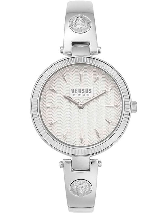 Versus Versace VSPEP0119  VSPEP0119 кварцевые женские часы серебристый циферблат, браслет нержавеющая сталь — вид спереди