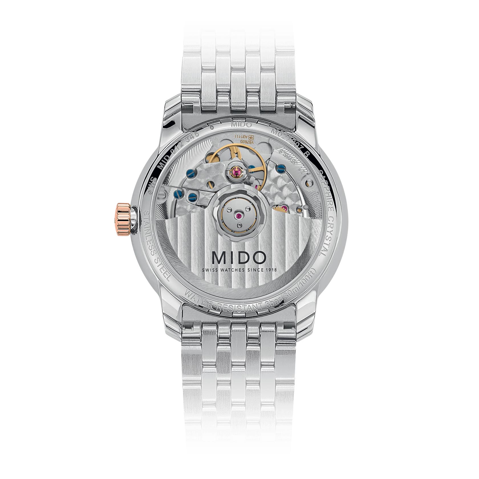 Mido Mido Baroncelli Smiling Moon Lady M027.207.22.010.01 , наручные женские часы фото под углом