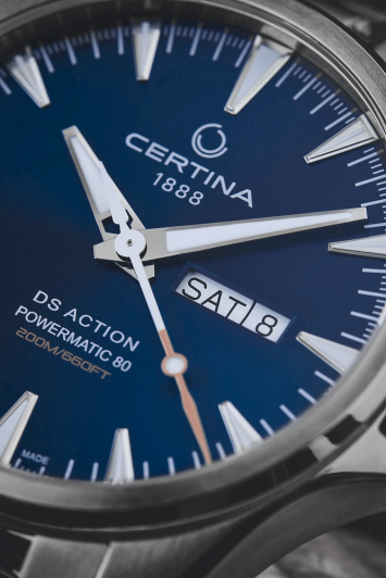 Оригинальные часы Certina Certina DS Action Day-Date Powermatic 80 C033.407.22.011.00 механические калибр механизма  общий вид