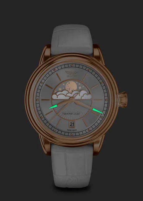 Aviator Aviator Douglas MoonFlight V.1.33.2.251.4 кварцевые часы с аксессуарами женские часы модель V.1.33.2.251.4