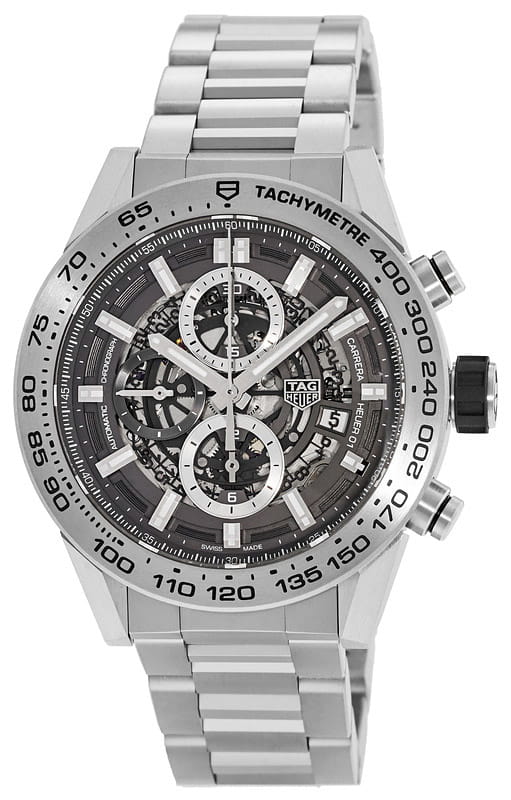 TAG Heuer TAG Heuer Carrera CAR2A8A.BF0707 мужские часы серебристый циферблат на запястье