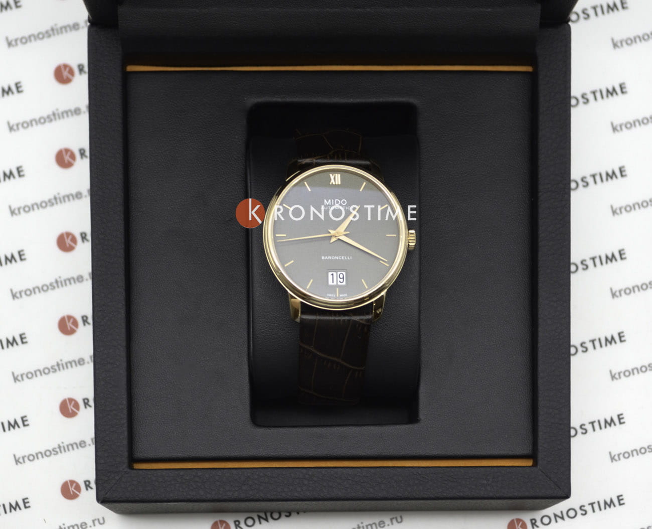 Mido Mido Baroncelli M027.426.36.088.00  - задняя крышка металл сталь корпуса, швейцария часы