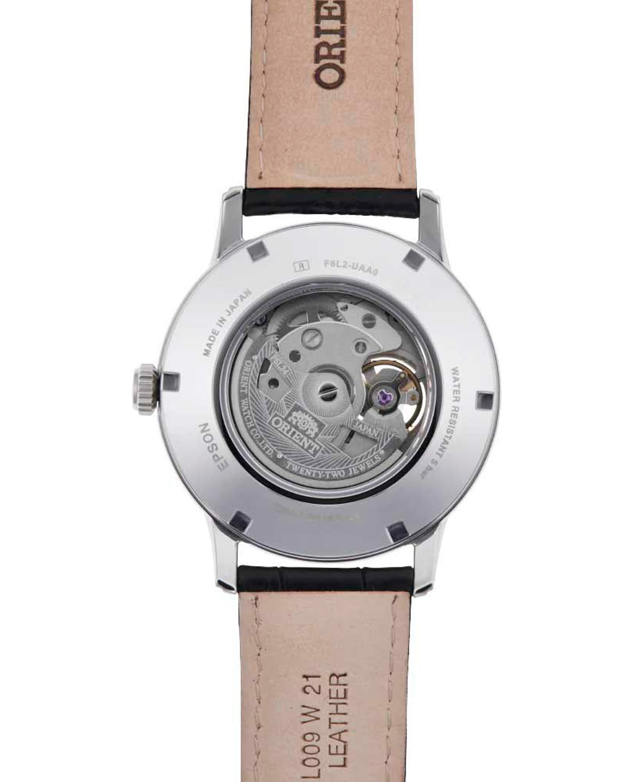 Orient Orient Sun & Moon RA-AS0011S (RN-AS0011S), sun and moon япония мужские часы на браслете кожаный боковой вид