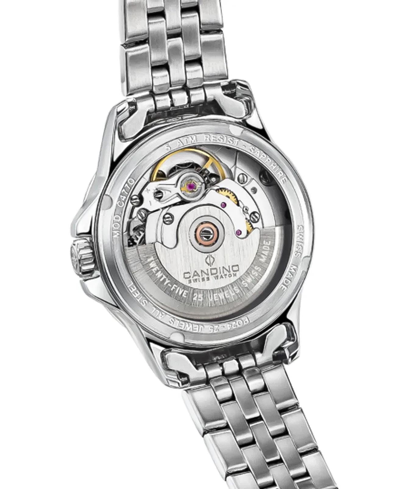 Candino Candino Automatic Ladies C4770/1,  швейцария женские часы на браслете нержавеющая сталь боковой вид