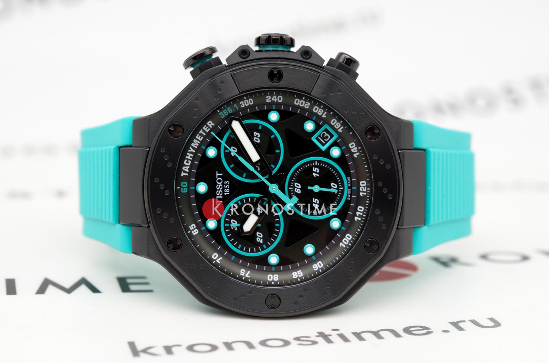 Tissot Tissot T-Race MotoGP Quartz Chronograph T141.417.37.051.01 T Race, наручные мужские часы фото под углом