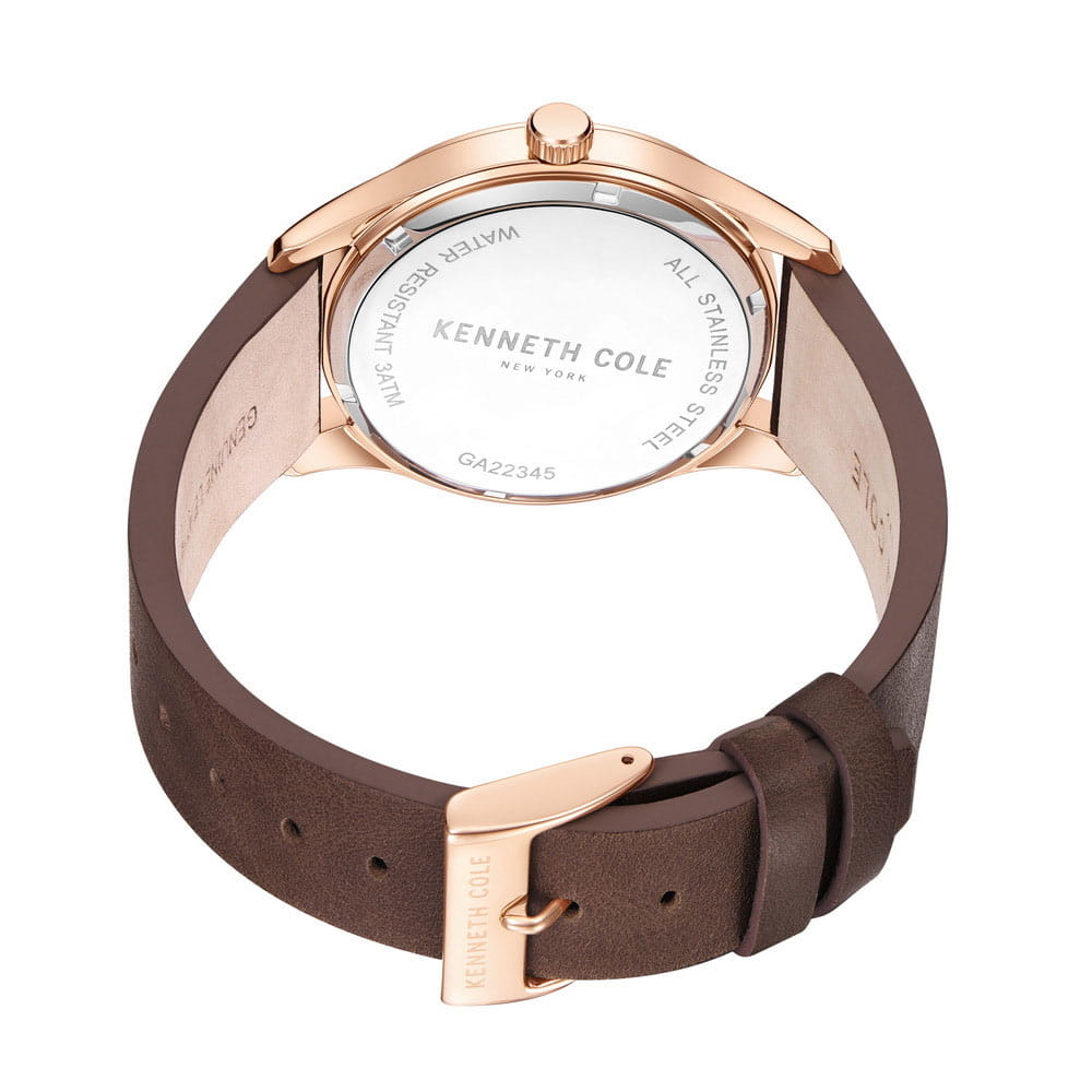 Kenneth Cole Kenneth Cole Classic KCWGA2234505,  сша мужские часы на браслете кожаный боковой вид