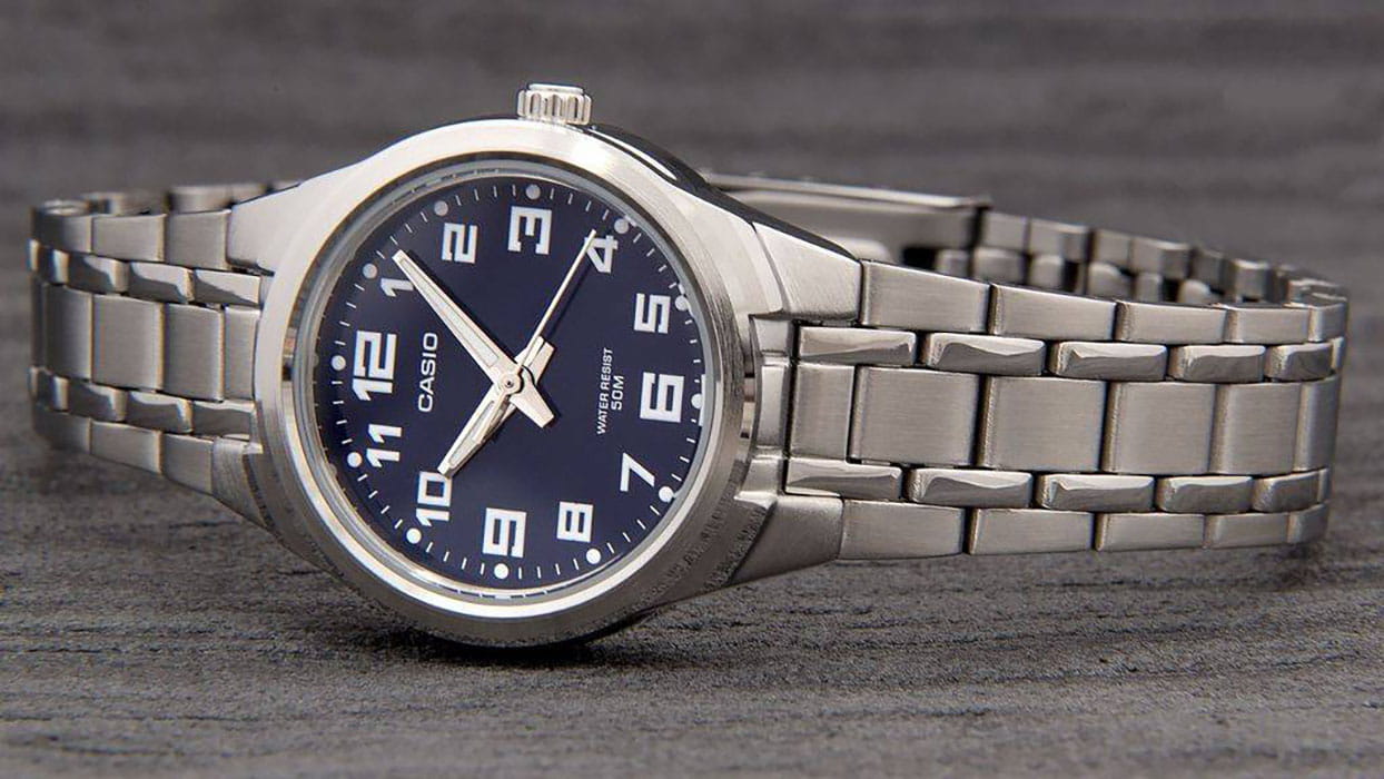 Casio Casio Collection LTP-1310PD-2B женские часы синий циферблат на запястье