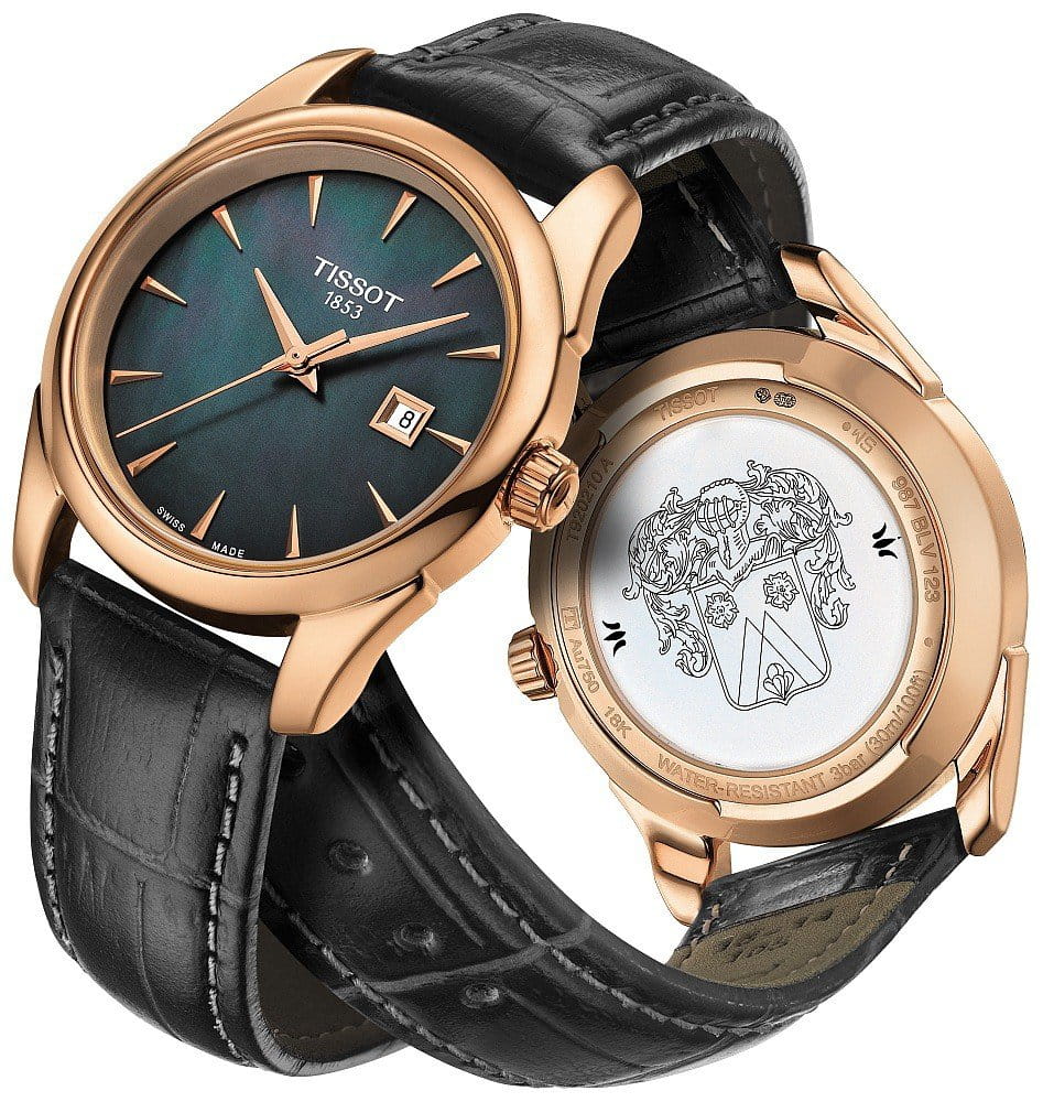 Tissot Tissot Vintage Lady 18K Gold T920.210.76.121.00 , наручные женские часы фото под углом