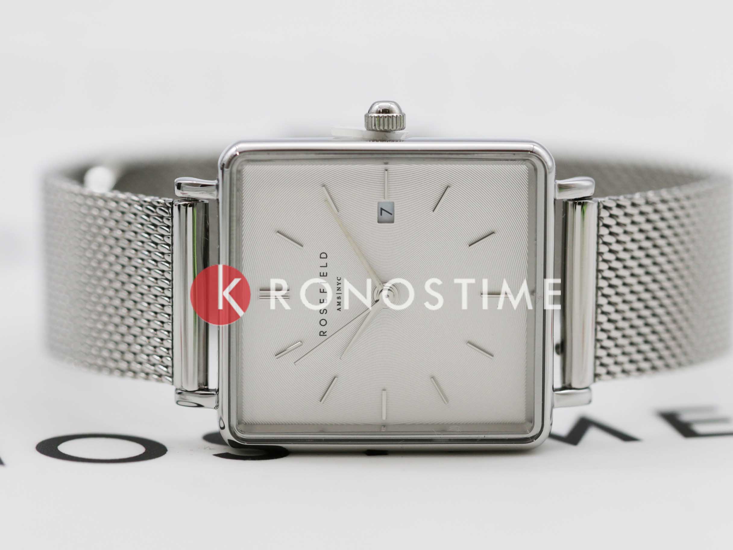 Rosefield Rosefield The Boxy QWSS-Q02,  сша женские часы на браслете нержавеющая сталь боковой вид