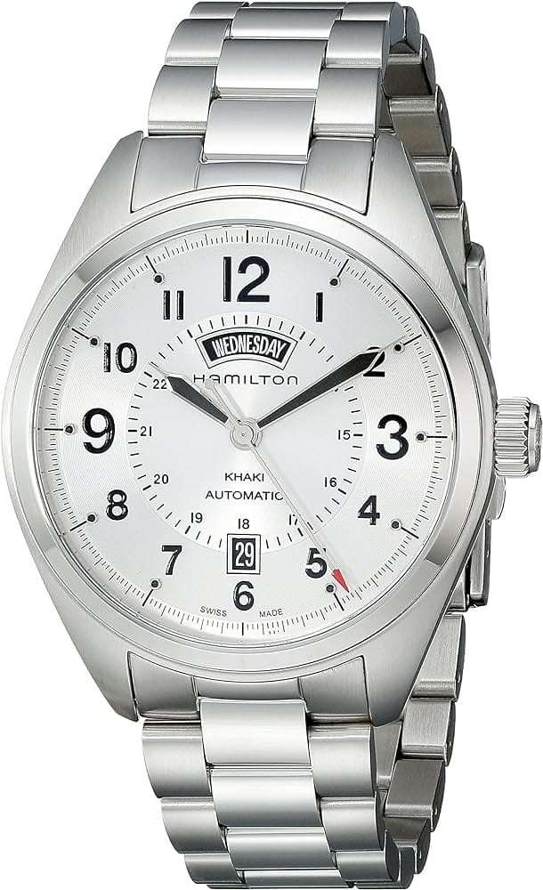 Оригинальные часы Hamilton Hamilton Khaki Field Day Date Auto H70505153 механические калибр механизма h-30 общий вид
