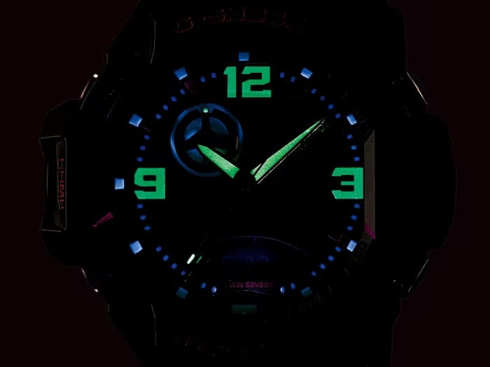 Оригинальные часы Casio Casio G-Shock GA-1000-4BDR (GA-1000-4B) электронные калибр механизма  общий вид