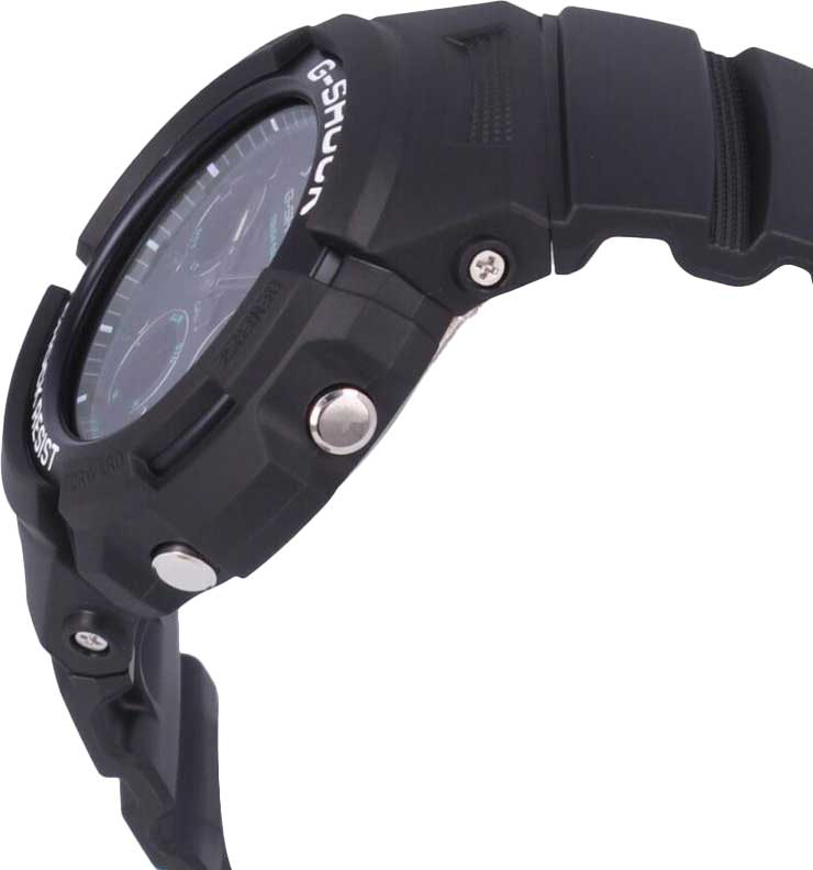 Casio Casio G-Shock AWR-M100SMG-1A мужские часы черный циферблат на запястье