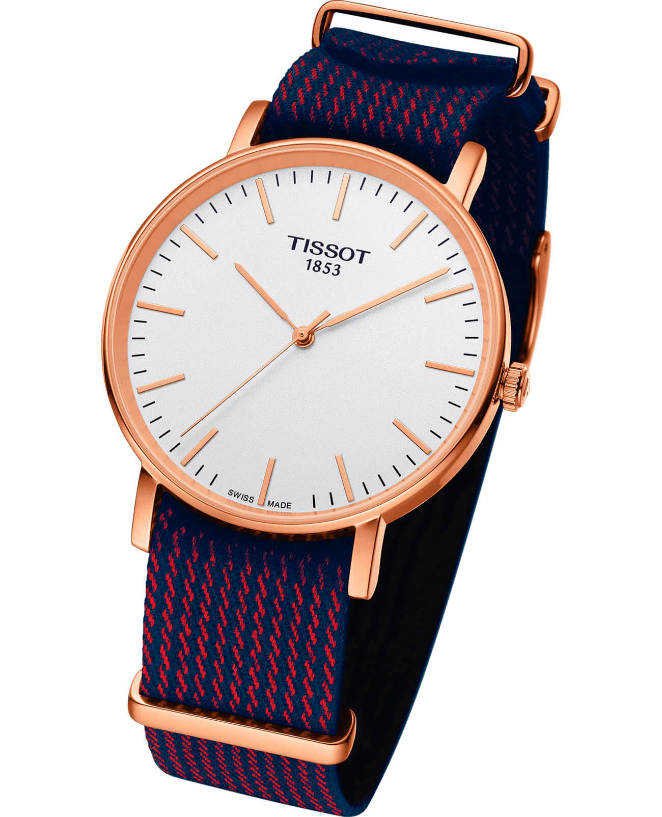 Tissot Tissot Everytime Medium T109.410.38.031.00 Everytime, наручные мужские часы фото под углом