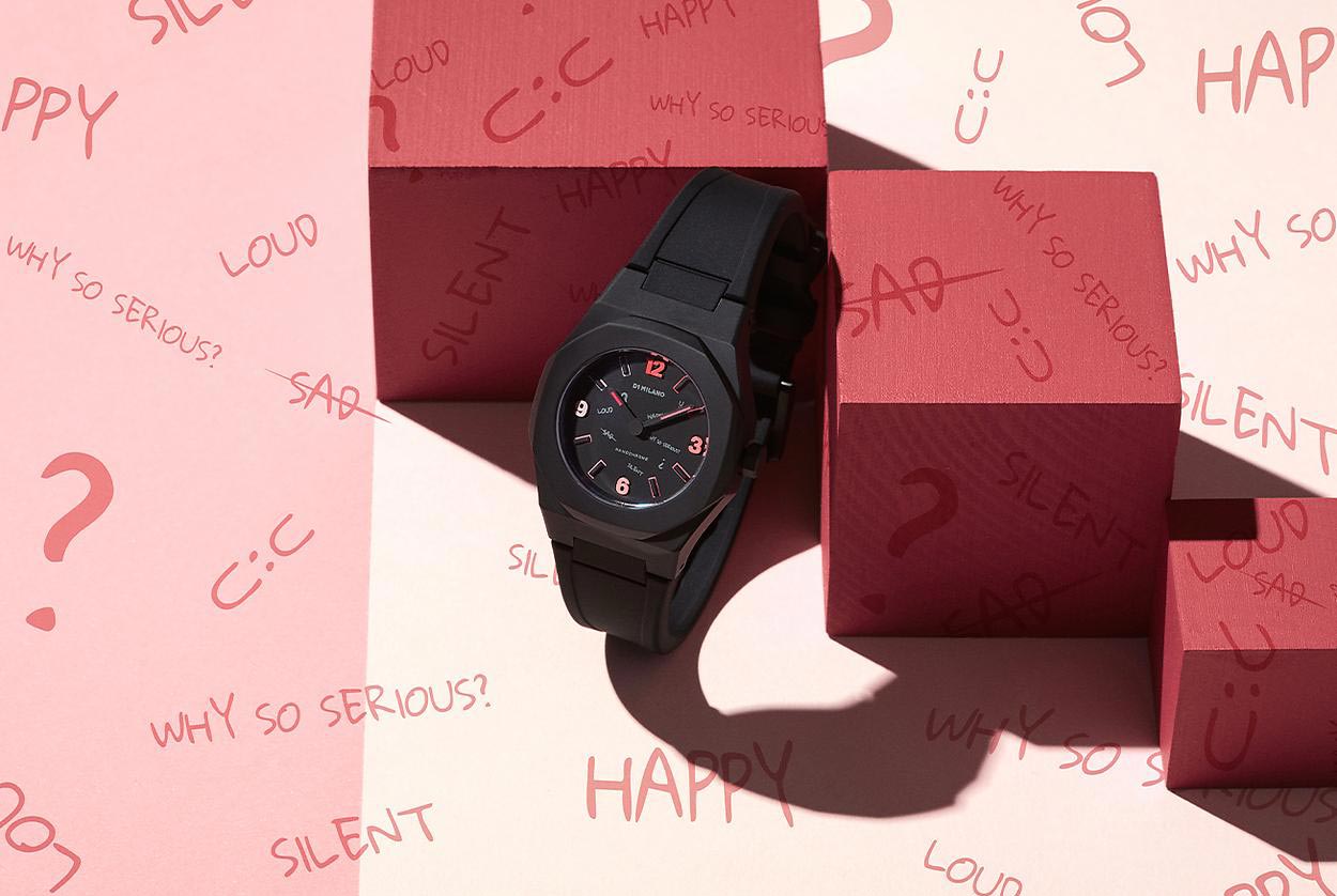 D1 Milano D1 Milano Nanochrome NCRJ04 кварцевые женские часы часы крупный план черный циферблата