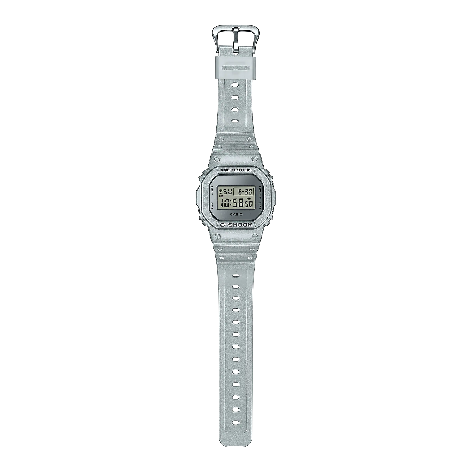 Casio Casio G-Shock DW-5600FF-8DR (DW-5600FF-8), g-shock япония мужские часы на браслете полимер боковой вид