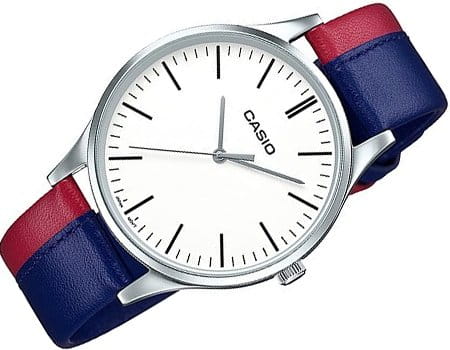 Casio Casio MTP-E133L-2E , наручные мужские часы фото под углом