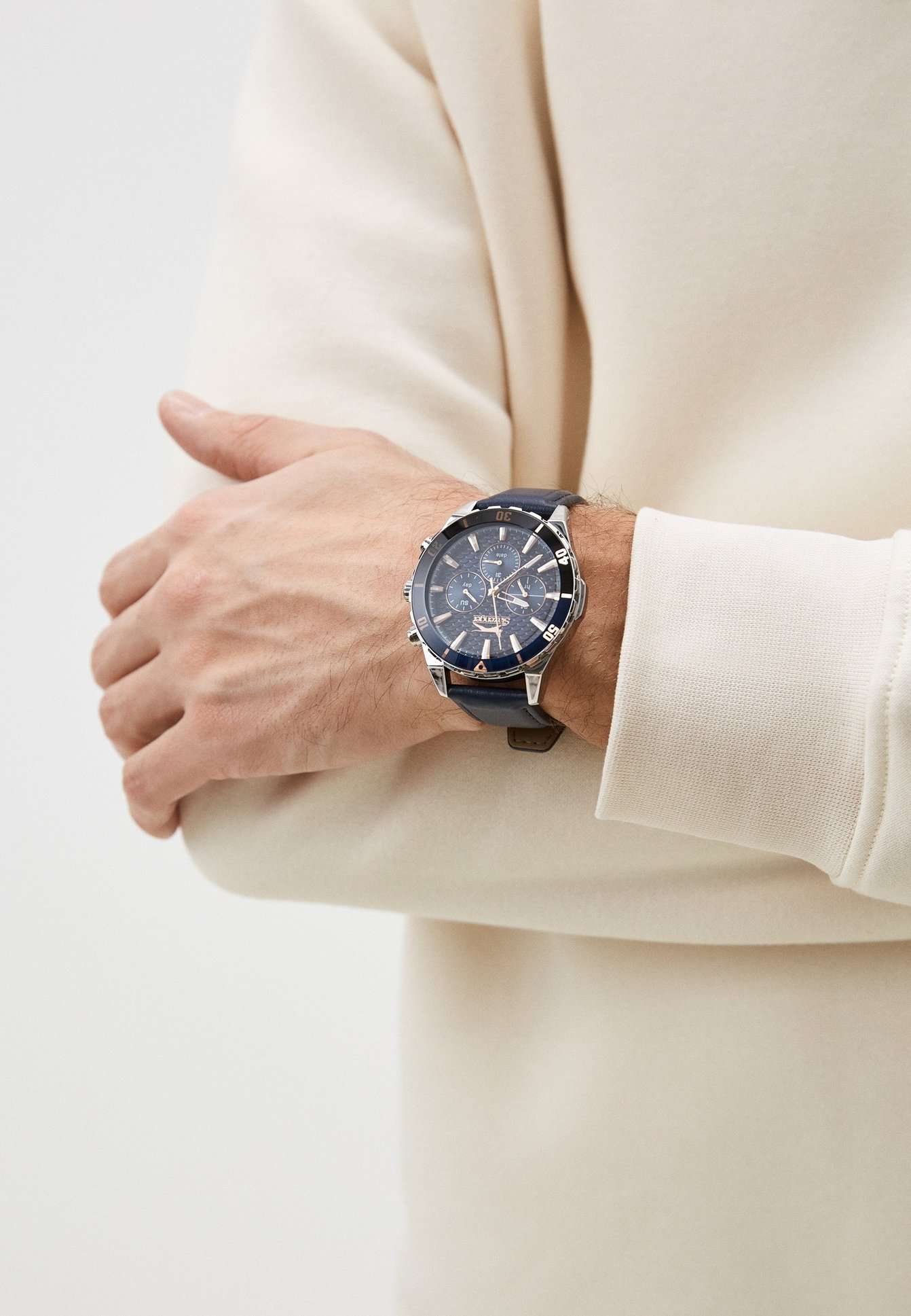 Slazenger Slazenger SL.09.2237.2.02 мужские часы синий циферблат на запястье