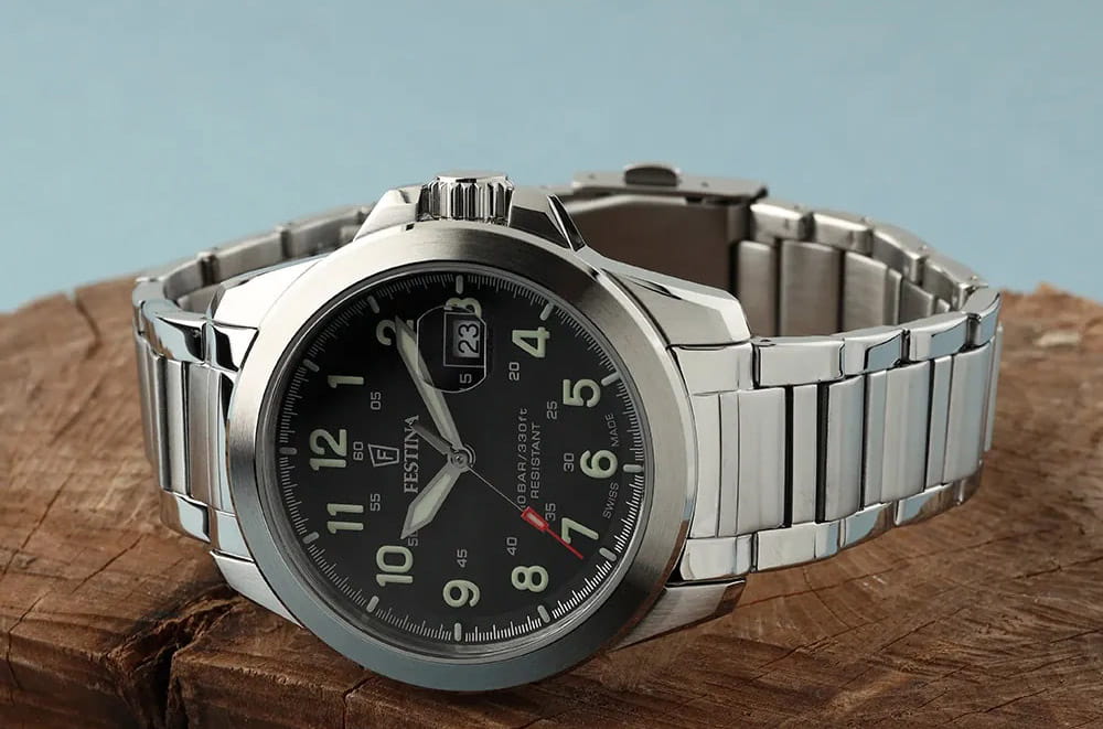 Festina Festina Swiss Made F20081/4 , наручные мужские часы фото под углом