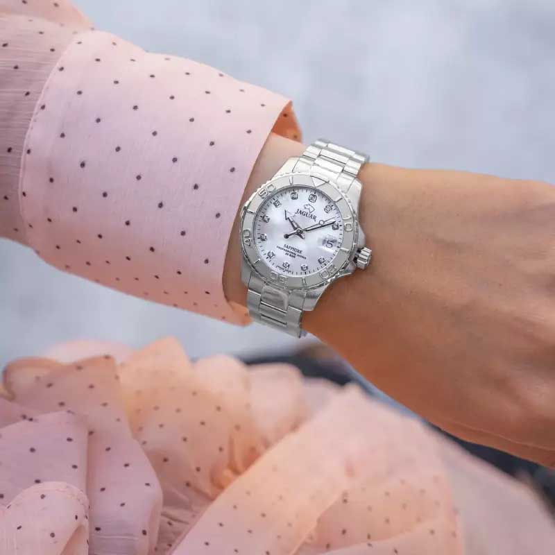 Jaguar Jaguar Couple Diver J870/1 - наручные женские часы наручные часы в перспективе перламутровый циферблат