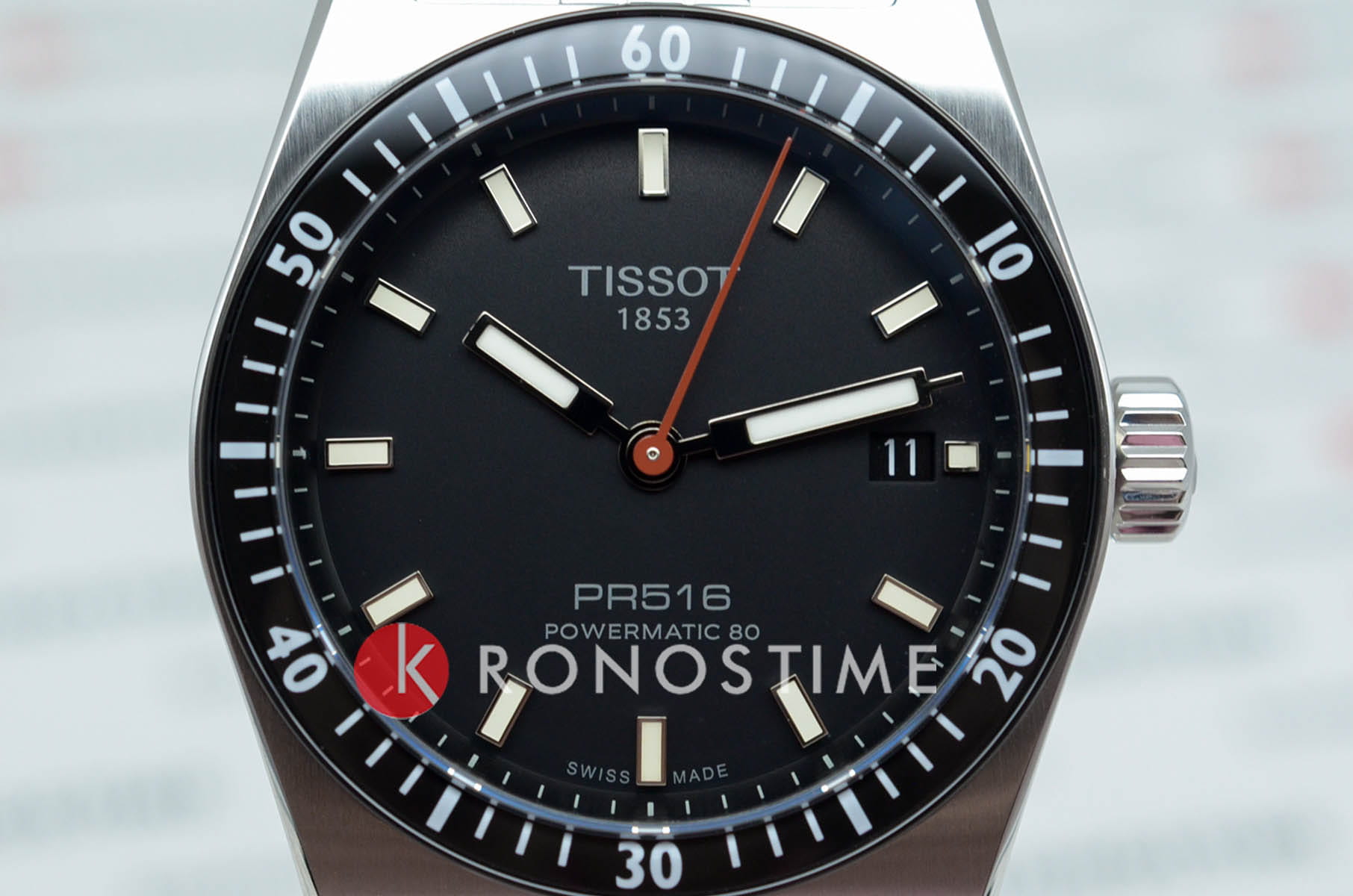 Tissot Tissot Powermatic PR516 80 T149.407.11.051.00, t-sport швейцария мужские часы на браслете нержавеющая сталь боковой вид