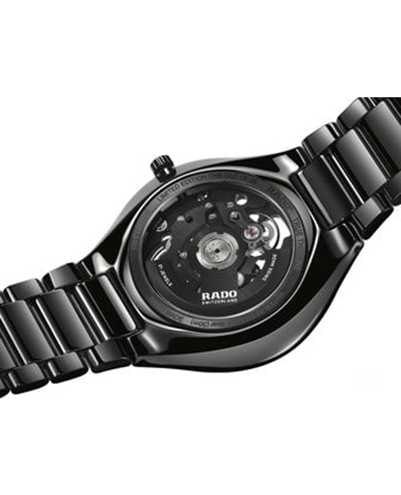 Rado Rado Rado True Thinline R27971152, true thinline швейцария мужские часы на браслете высокотехнологичная керамика боковой вид