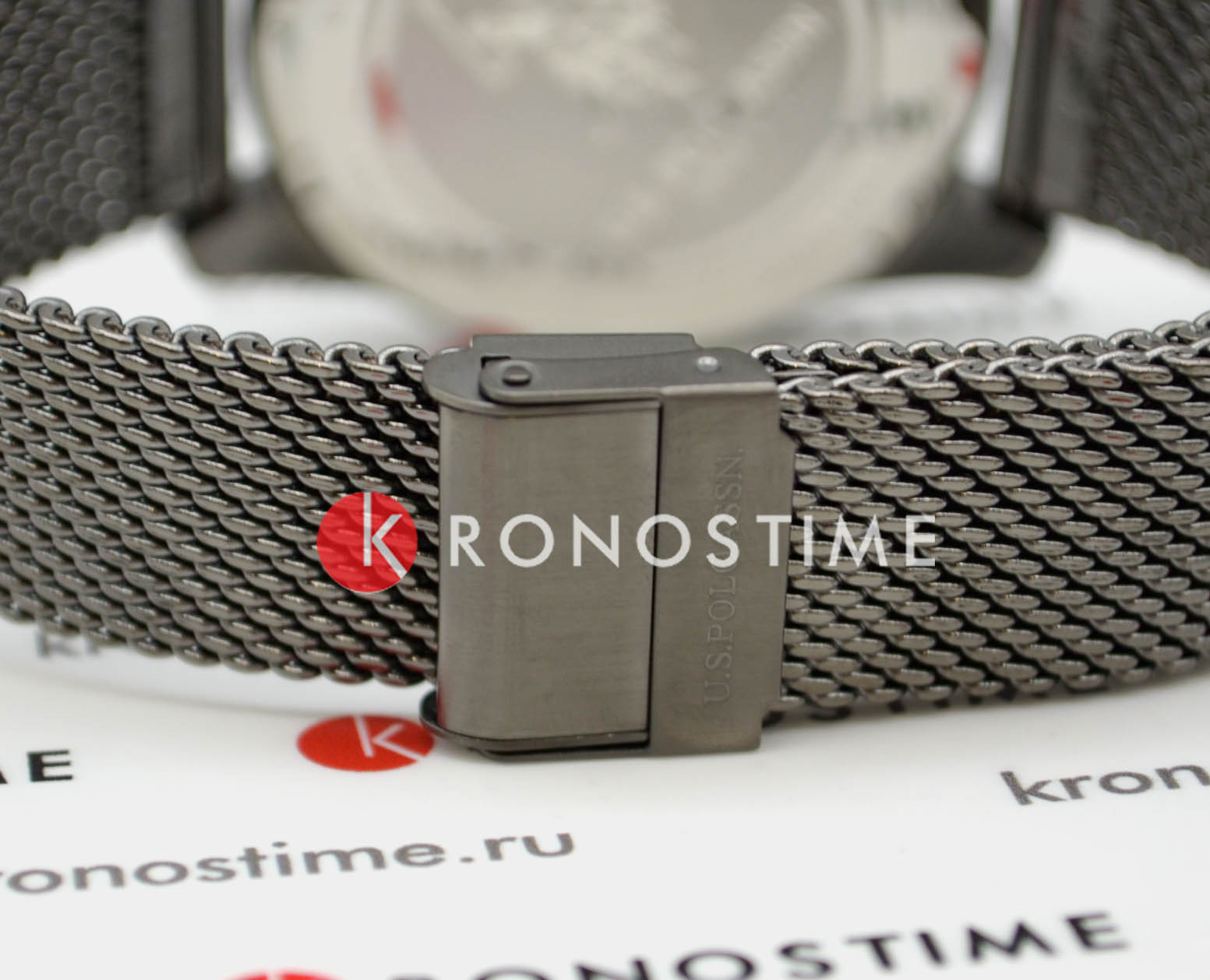 U.S. Polo Assn. U.S. Polo Assn. Fundamental USPA1001-02  - задняя крышка металл сталь корпуса, сша часы